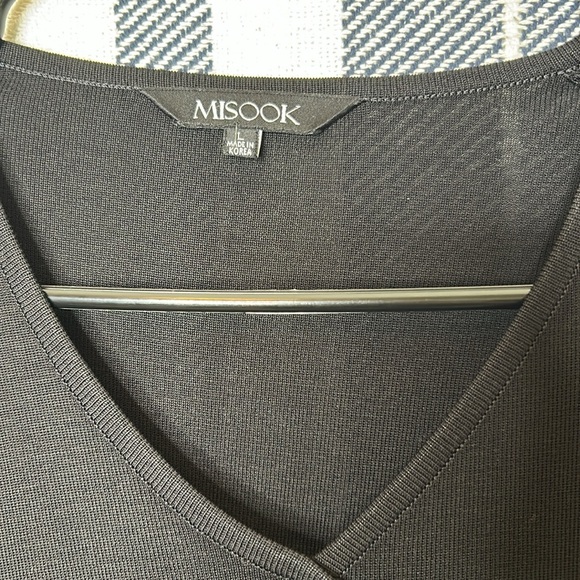 Misook Long Sheer Tunic Dress - Picture 2 of 5